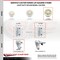 Service Caster 5 Inch Nylon Wheel Swivel 7/8 Inch Square Stem Caster with Brake SCC-SQ20S514-NYS-TLB-78 - alternate 4